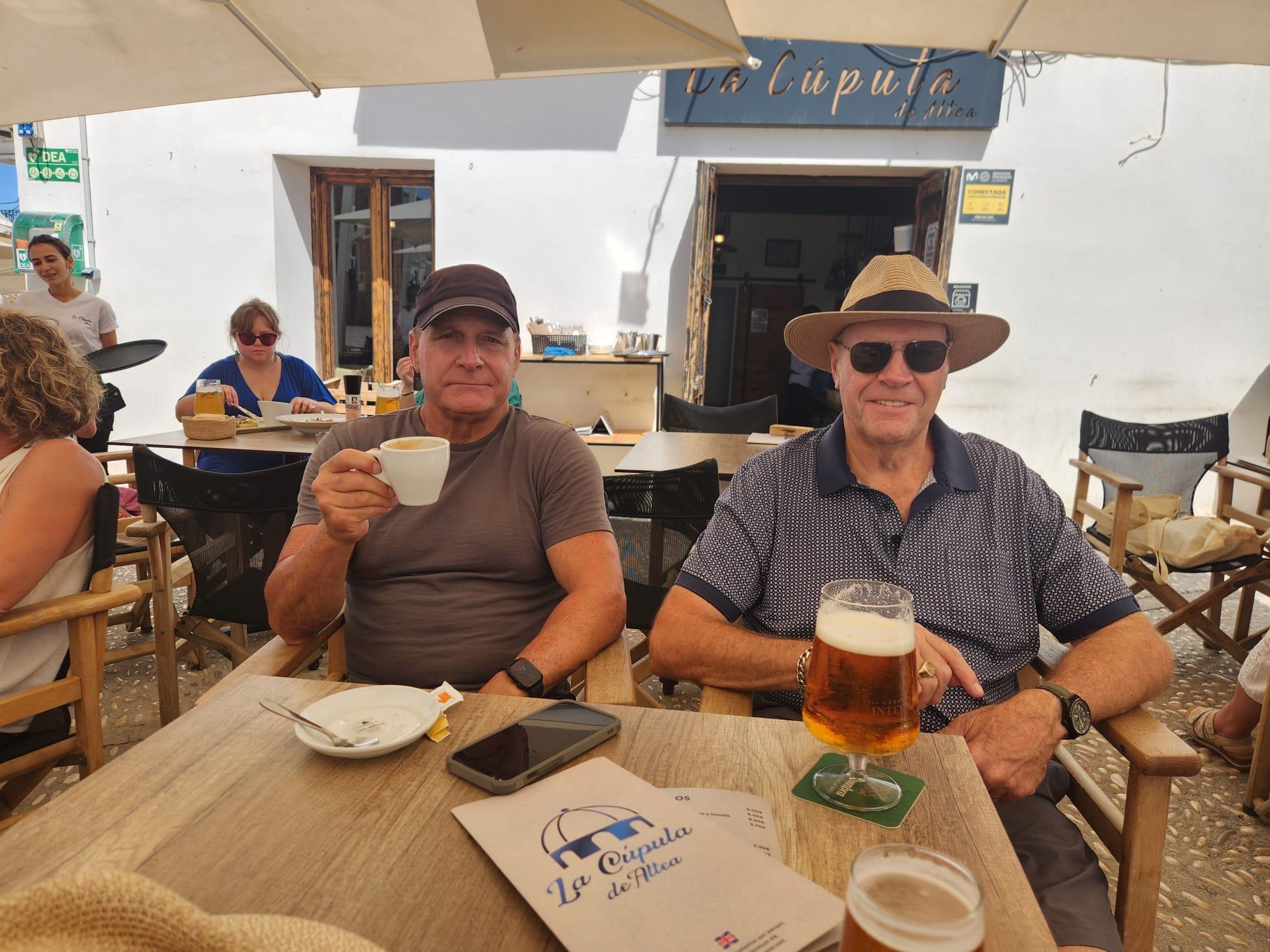 Our Australian friends joined us in Spain
